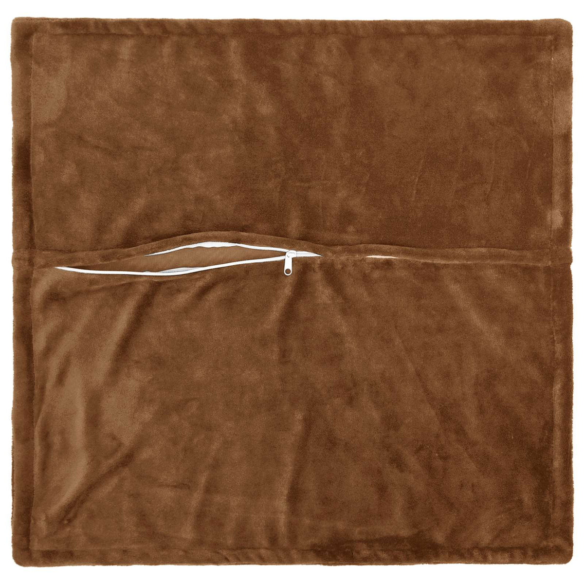Federa 6 pz HOUTEN Marrone Chiaro 65 x 65 cm Flanella