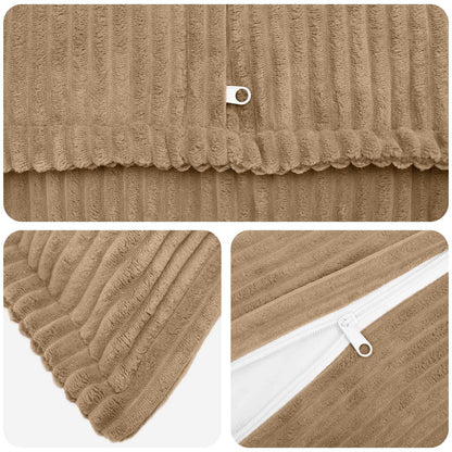 Federa 6 pz HOUTEN Marrone 70 x 70 cm corduroy