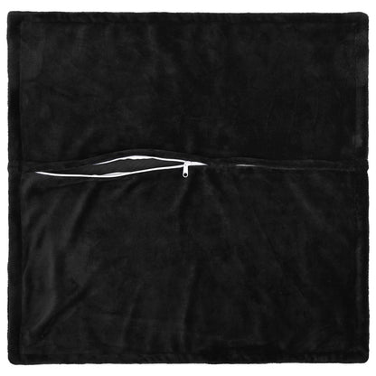 Federa 6 pcs HOUTEN Nero 70 x 70 cm Flanella | homemem39
