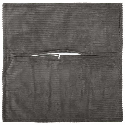 Federa 6 pz HOUTEN Grigio Scuro 80 x 80 cm corduroy | homemem39