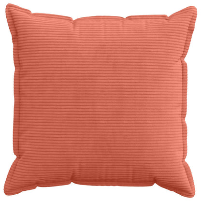 Federa 2 pz HOUTEN Rosso Arancio 80 x 80 cm corduroy | homemem39