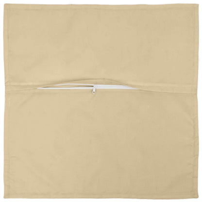 Federa 6 pz HOUTEN Beige 80 x 80 cm Poliestere