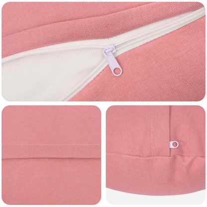 Federa 6 pz HEERLEN Rosa Ø 30 cm Tessuto