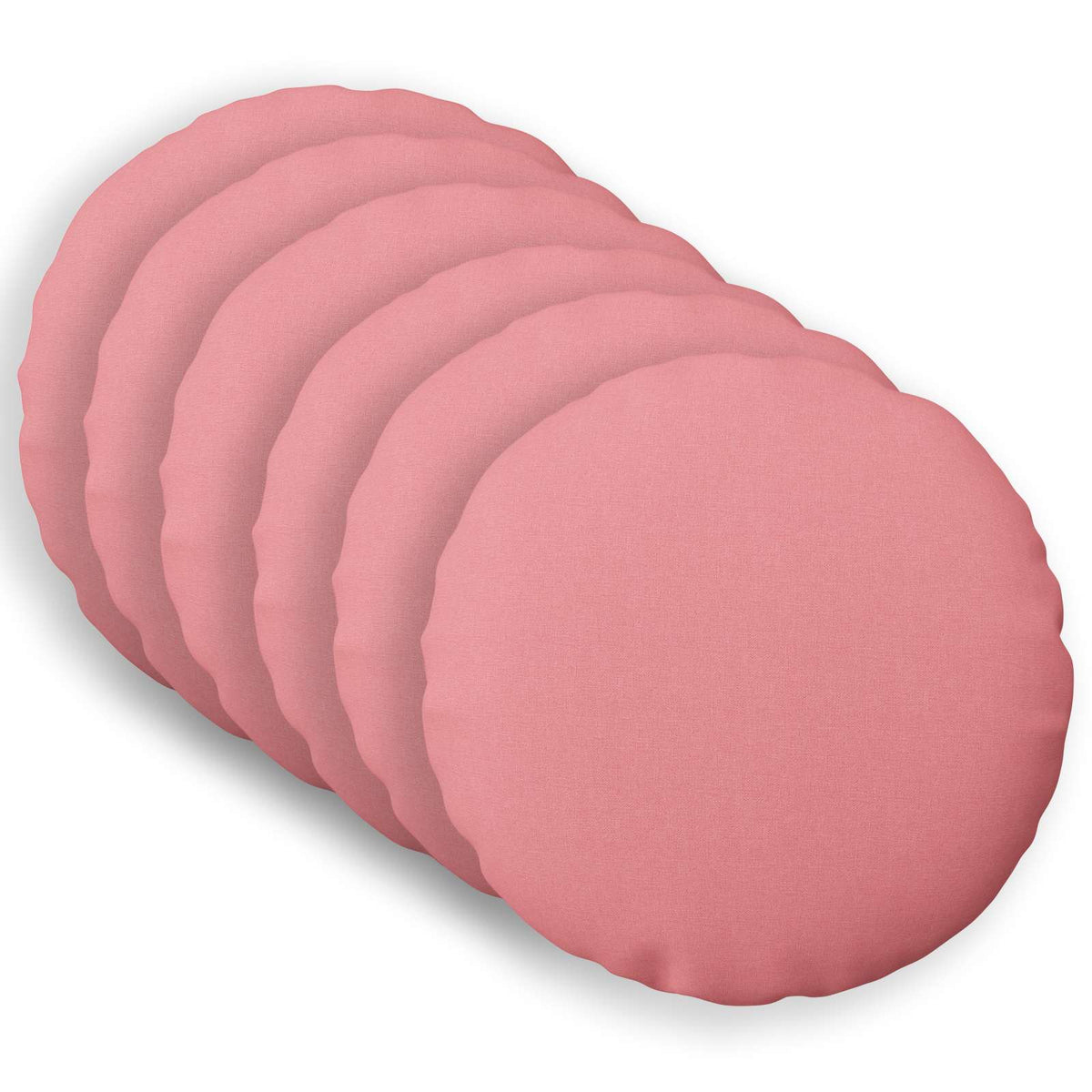 Federa 6 pz HEERLEN Rosa Ø 30 cm Tessuto