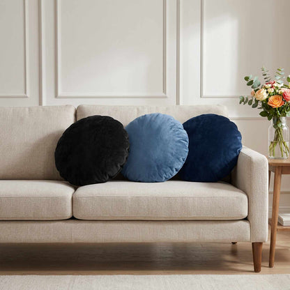Federa 6 pz HEERLEN Blu navy Diam. 40 cm Flanella | homemem39