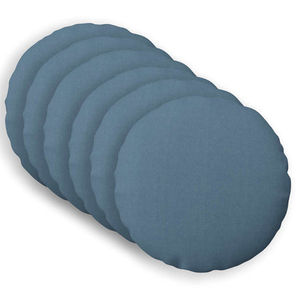Federa 6 pz HEERLEN Blu jeans Ø 40 cm Tessuto