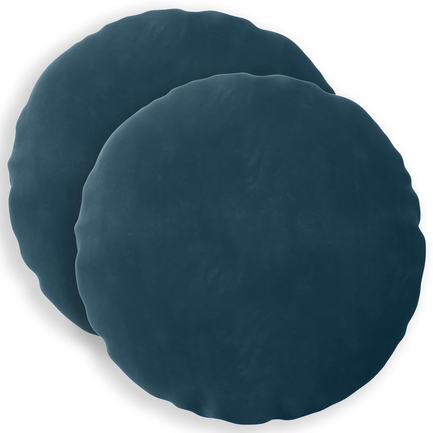 Federa 2 pcs HEERLEN Blu Ø 40 cm Velluto