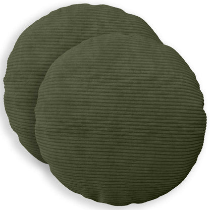 Federa 2 pcs HEERLEN Verde Ø 40 cm corduroy | homemem39