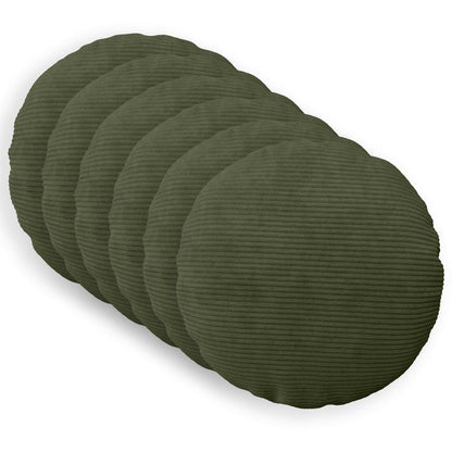 Federa 6 pcs HEERLEN Verde Ø 40 cm corduroy | homemem39