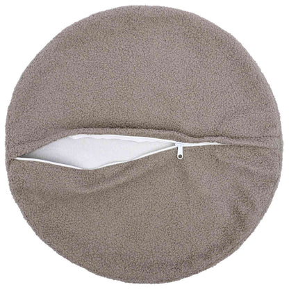 Federa 2 pcs HEERLEN Grigio Chiaro Ø 40 cm Bouclé | homemem39