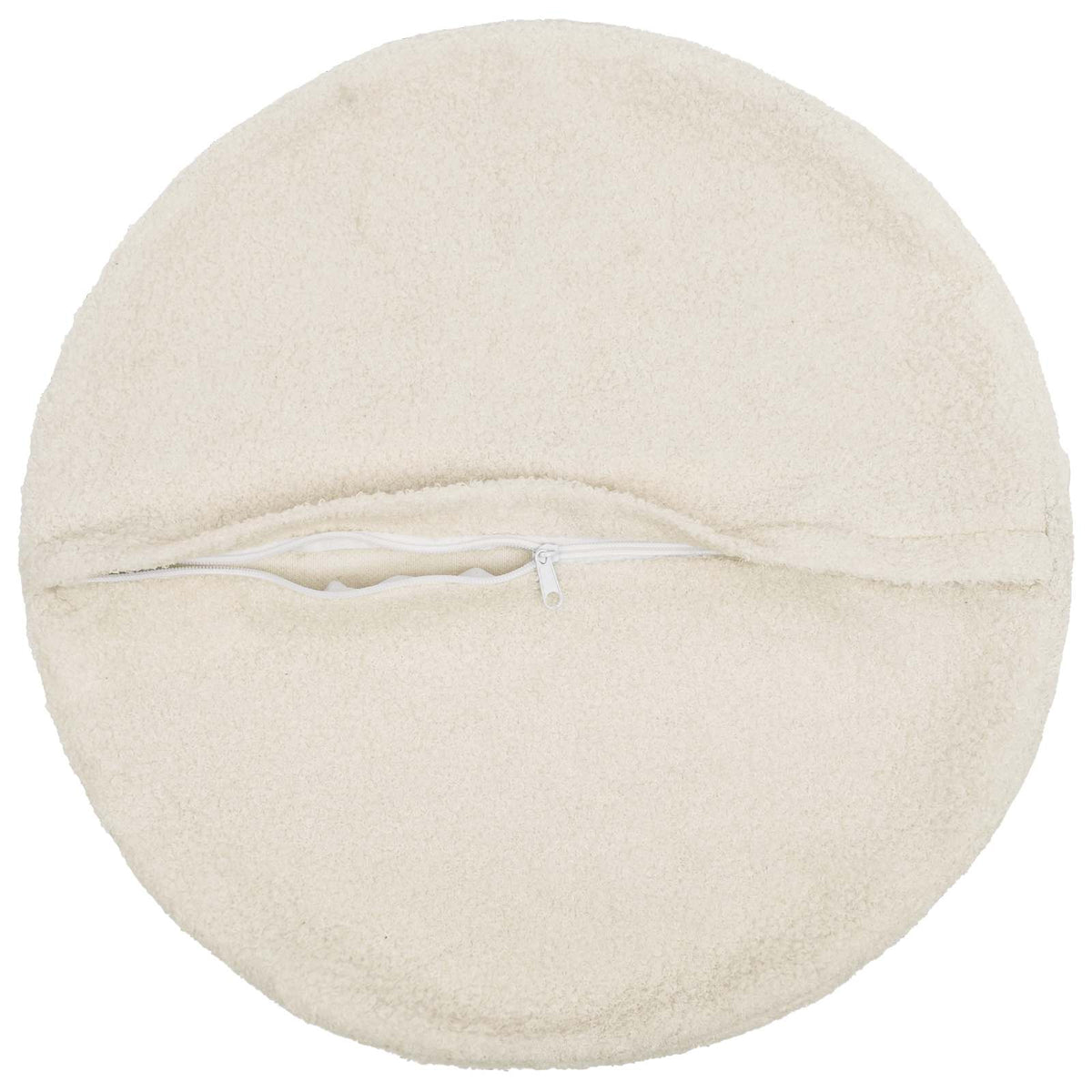 Federa 2 pcs HEERLEN Crema Ø 40 cm Bouclé | homemem39