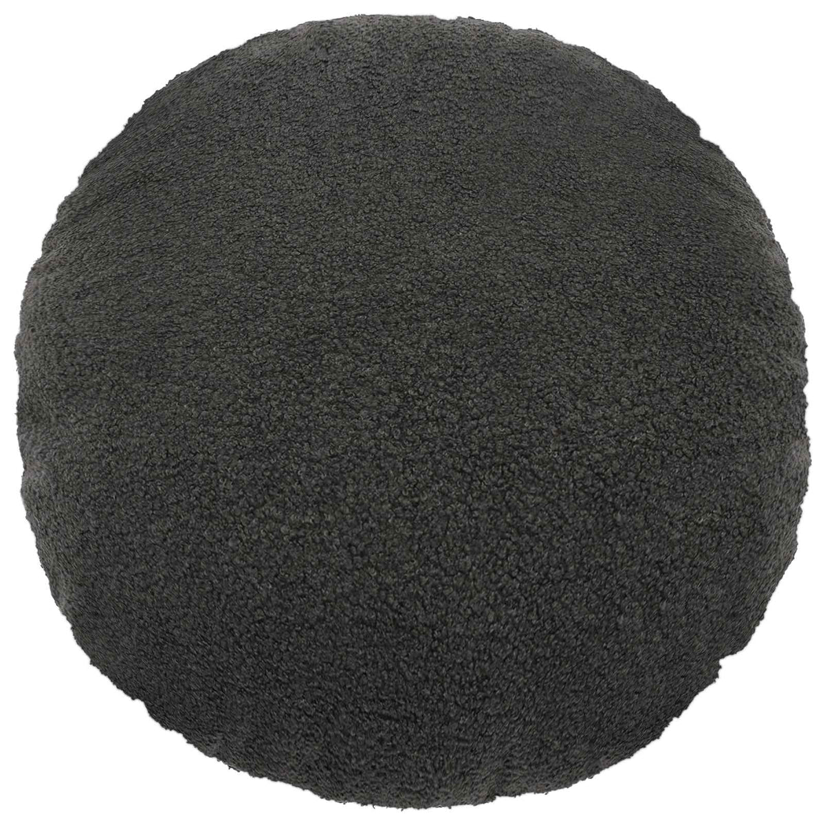 Federa 2 pcs HEERLEN Grigio Scuro Ø 40 cm Bouclé | homemem39
