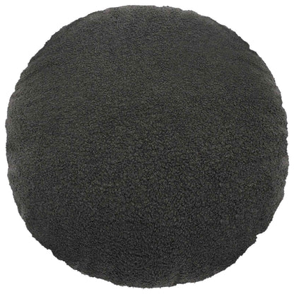 Federa 2 pcs HEERLEN Grigio Scuro Ø 40 cm Bouclé | homemem39