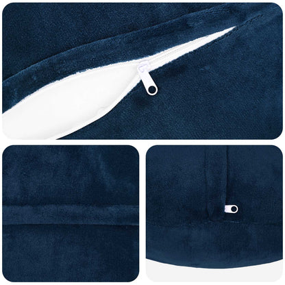 Federa 6 pz HEERLEN Blu navy Diam. 40 cm Flanella | homemem39