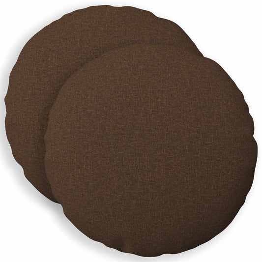 Federa 2 pz HEERLEN Marrone Ø 50 cm Tessuto