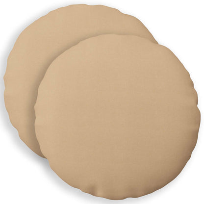 Federa 2 pz HEERLEN Crema Ø 50 cm Tessuto
