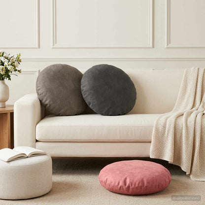 Cuscino con cuscino HEERLEN 2 pz Rosa Velluto