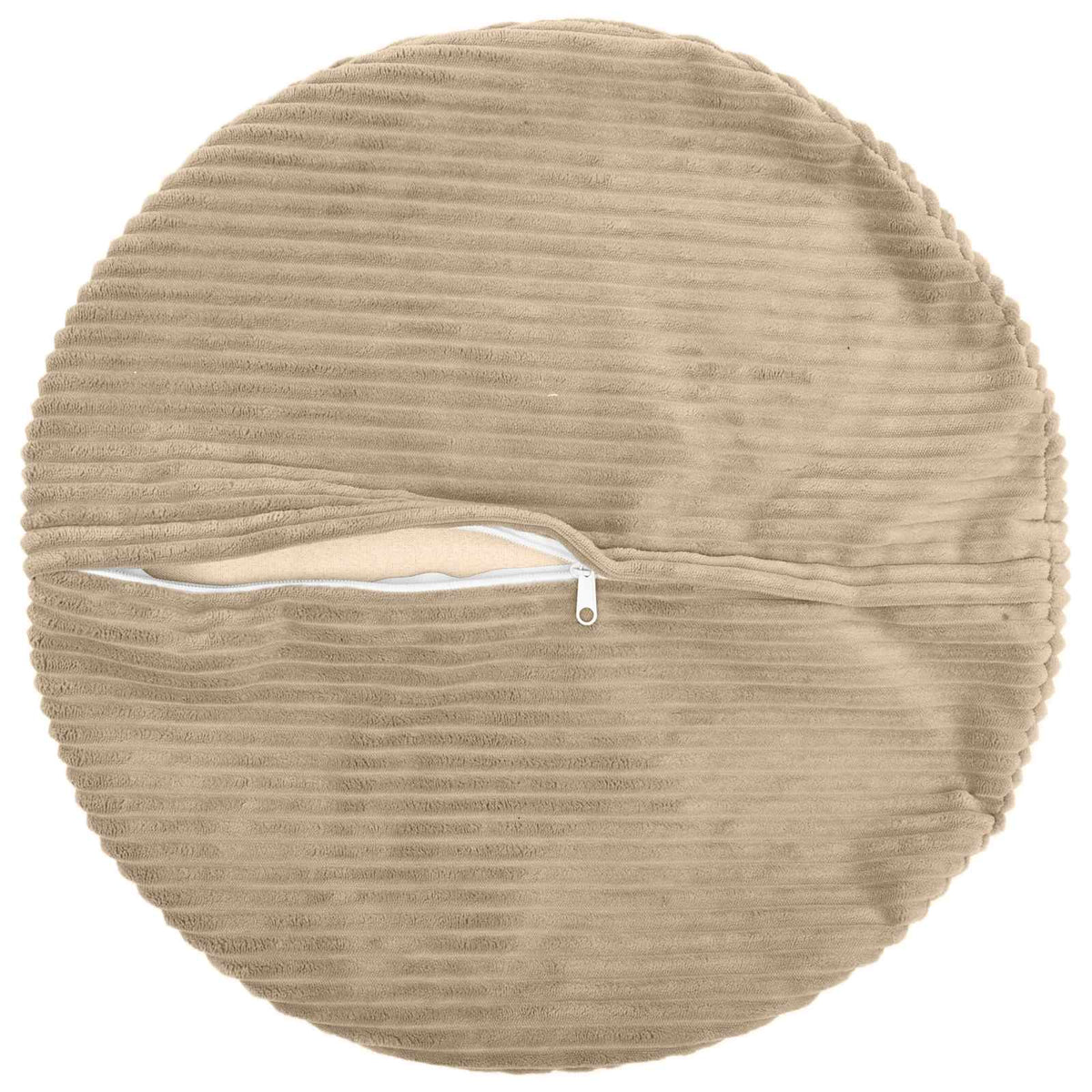 Federa 2 pcs HEERLEN Tortora Ø 50 cm corduroy | homemem39