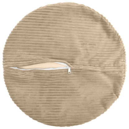 Federa 2 pcs HEERLEN Tortora Ø 50 cm corduroy | homemem39
