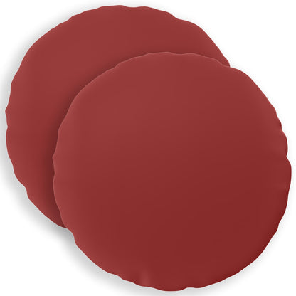 Federa 2 pcs HEERLEN Rosso Vino Ø 50 cm Poliestere