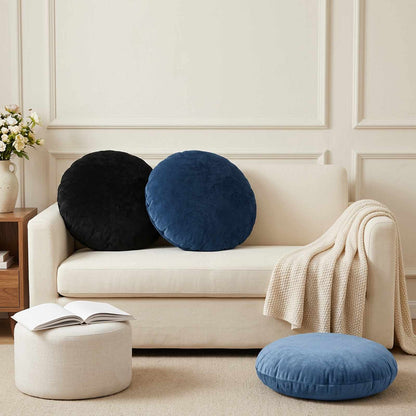 Federa 6 pz HEERLEN Blu navy Diam. 50 cm Flanella | homemem39