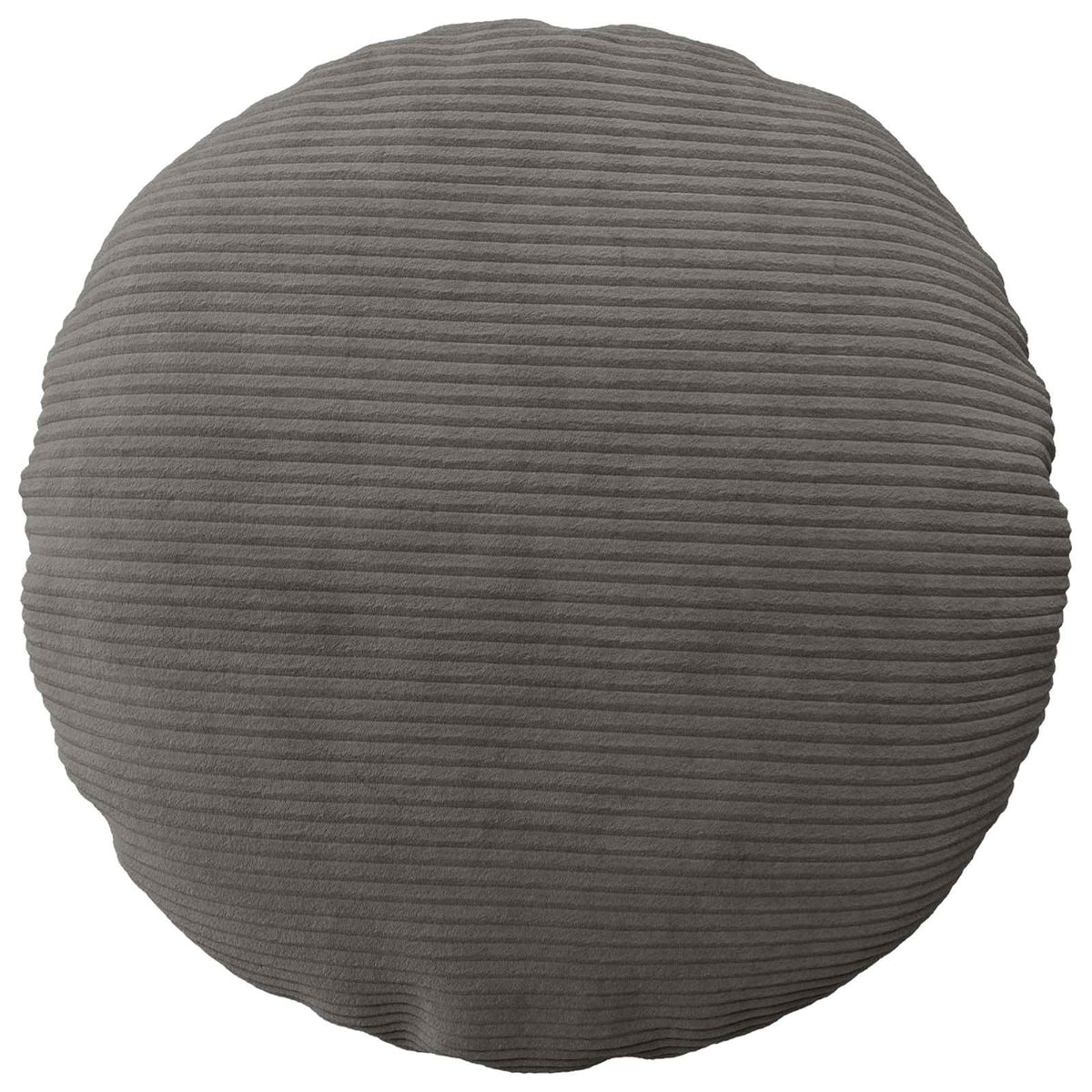 Federa 2 pcs HEERLEN Grigio Scuro Ø 60 cm corduroy | homemem39