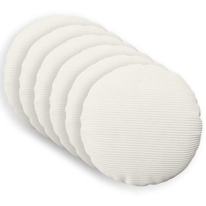 Federa 6 pcs HEERLEN Crema Ø 60 cm corduroy | homemem39