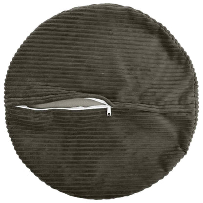Federa 6 pcs HEERLEN Antracite Ø 60 cm corduroy | homemem39