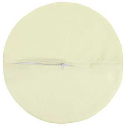 Federa 2 pcs HEERLEN Crema Ø 60 cm Poliestere