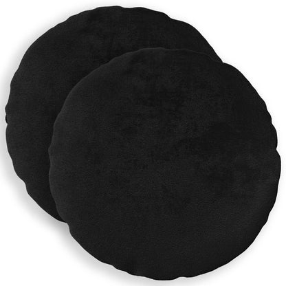 Federa 2 pcs HEERLEN Nero Ø 60 cm Flanella