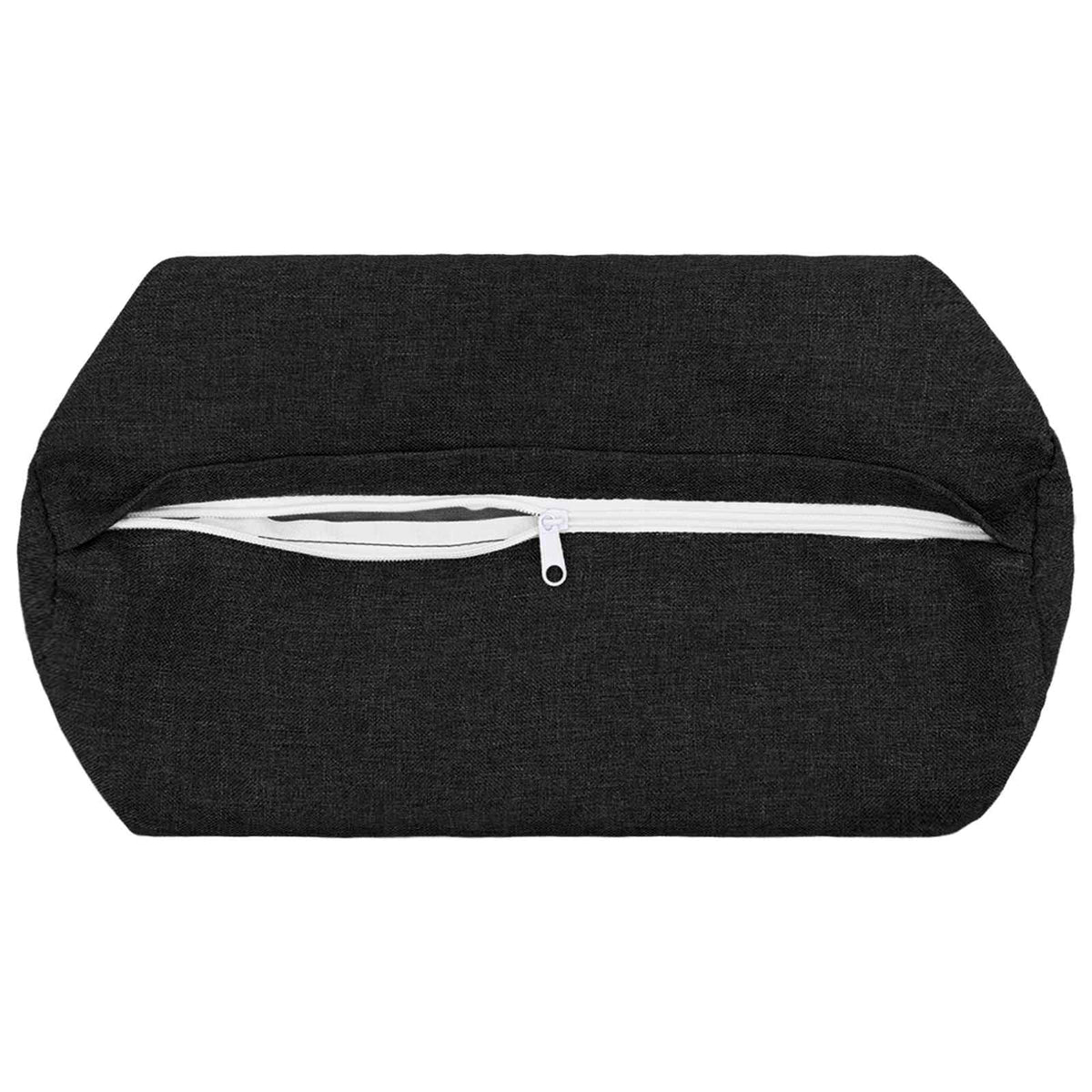 Federa 6 pz HEERLEN Nero Ø 15 x 40 cm Tessuto | homemem39