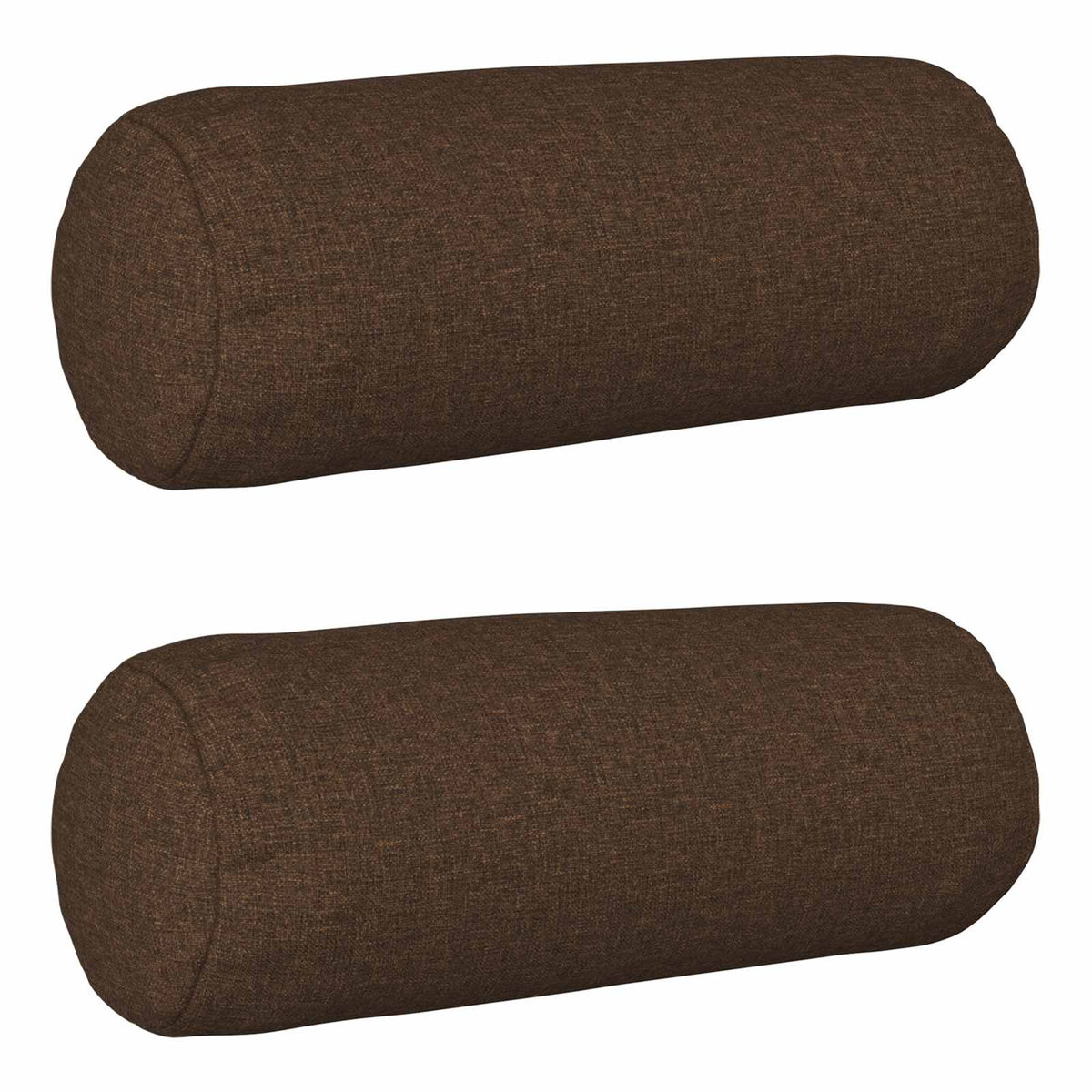 Federa 2 pz HEERLEN Marrone Ø 15 x 40 cm Tessuto