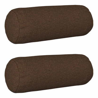 Federa 2 pz HEERLEN Marrone Ø 15 x 40 cm Tessuto