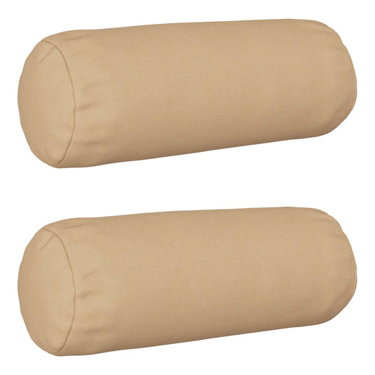 Federa 2 pz HEERLEN Crema Ø 15 x 40 cm Tessuto