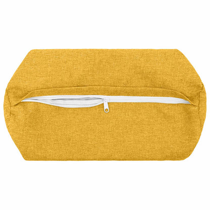 Federa 6 pz HEERLEN Giallo Chiaro Ø 15 x 40 cm Tessuto | homemem39