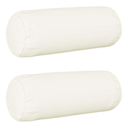 Federa 2 pz HEERLEN Bianco Ø 15 x 40 cm Tessuto | homemem39