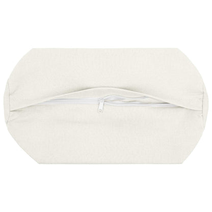 Federa 2 pz HEERLEN Bianco Ø 15 x 40 cm Tessuto | homemem39