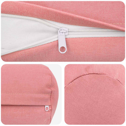 Federa 6 pz HEERLEN Rosa Ø 15 x 40 cm Tessuto | homemem39