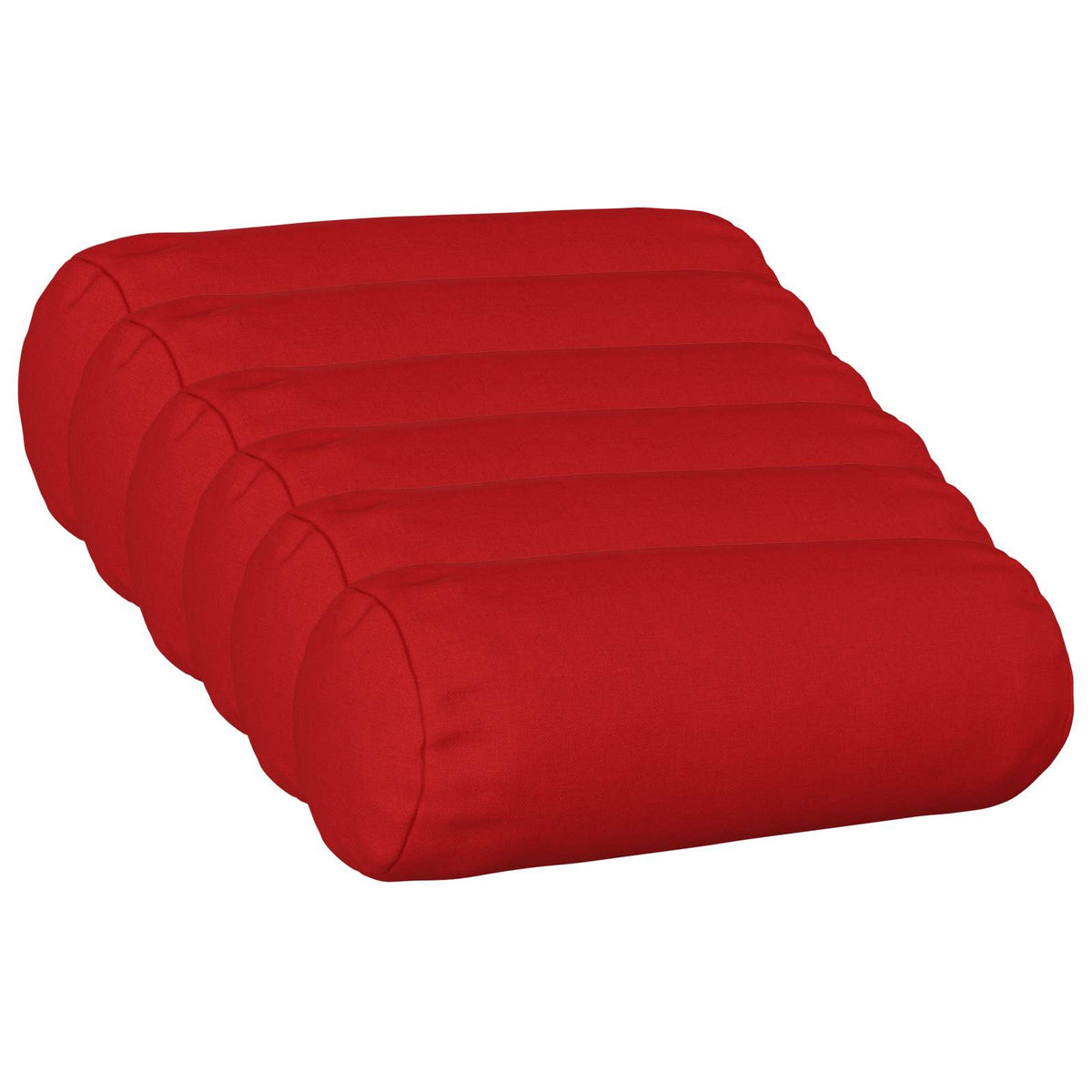 Federa 6 pz HEERLEN Rosso Ø 15 x 40 cm Tessuto