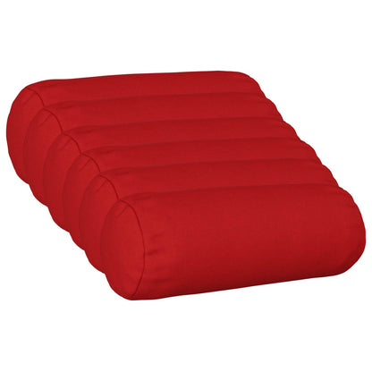Federa 6 pz HEERLEN Rosso Ø 15 x 40 cm Tessuto