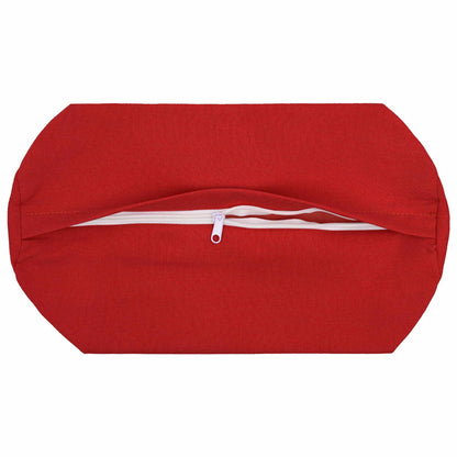 Federa 6 pz HEERLEN Rosso Ø 15 x 40 cm Tessuto