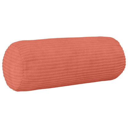 Federa 2 pcs HEERLEN Rosso Arancio Ø 15 x 40 cm corduroy | homemem39