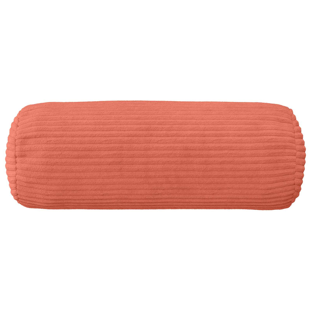 Federa 2 pcs HEERLEN Rosso Arancio Ø 15 x 40 cm corduroy | homemem39