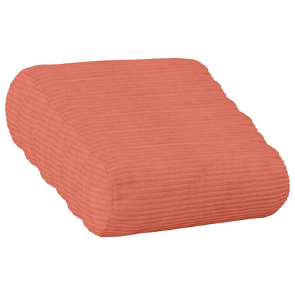Federa 6 pz HEERLEN Rosso Arancio Ø 15 x 40 cm corduroy | homemem39