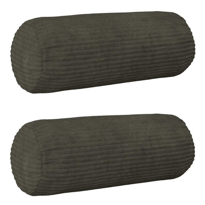 Federa 2 pcs HEERLEN Antracite Ø 15 x 40 cm corduroy | homemem39