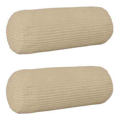 Federa 2 pcs HEERLEN Tortora Ø 15 x 40 cm corduroy | homemem39