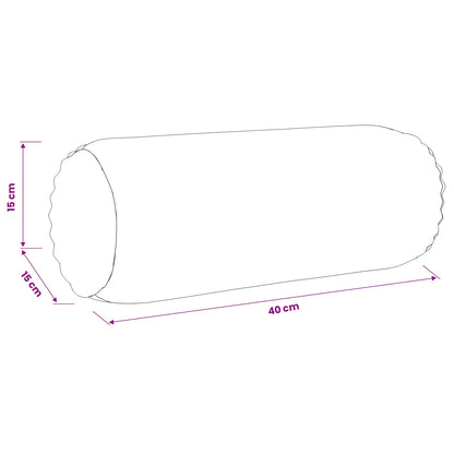 Federa 2 pcs HEERLEN Tortora Ø 15 x 40 cm corduroy | homemem39