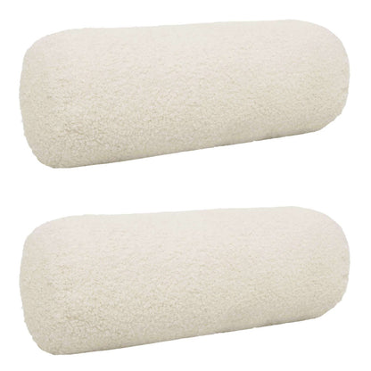 Federa 2 pcs HEERLEN Crema Ø 15 x 40 cm Bouclé | homemem39
