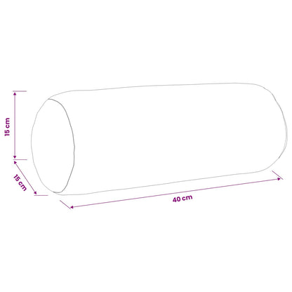 Federa 2 pcs HEERLEN Crema Ø 15 x 40 cm Bouclé | homemem39