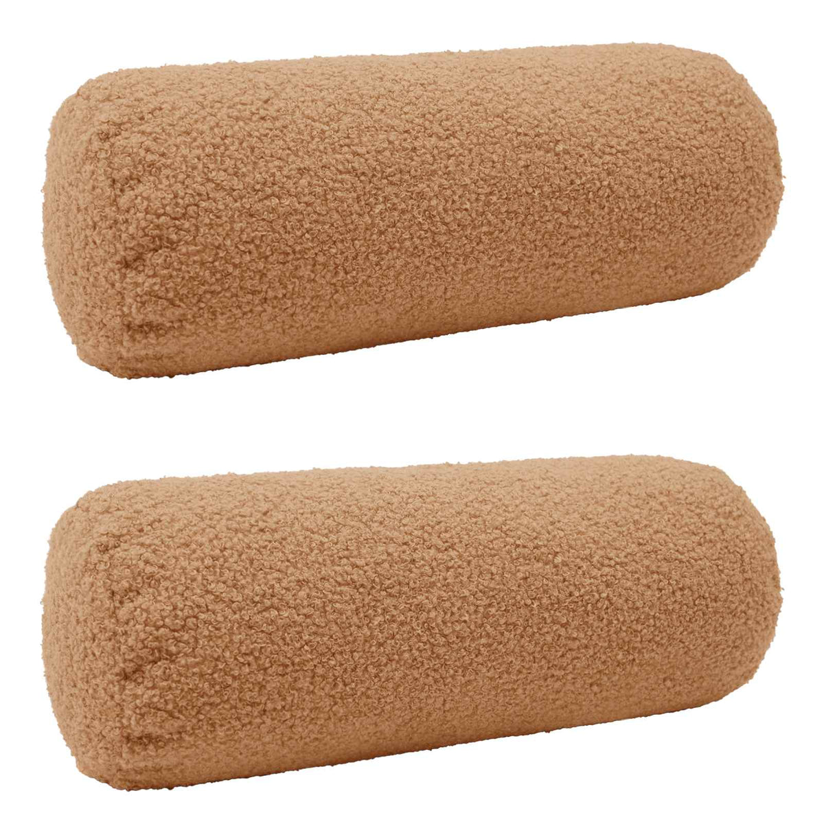 Federa 2 pcs HEERLEN Beige Ø 15 x 40 cm Bouclé | homemem39